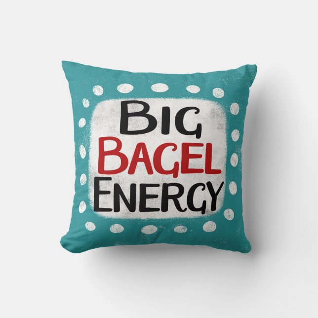 Oreiller à jet d'énergie Big Bagel (Recto)