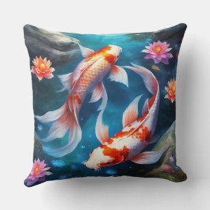 Oreiller à jet Koi