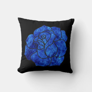 Oreiller à jet Rose bleu