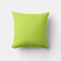 Oreiller à jet vert de chaux 16" x 16"