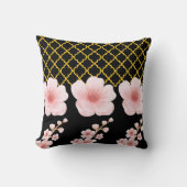 oreiller à jetons à imprimé floral, coussin à fleu (Recto)