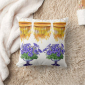 oreiller à jetons à imprimé floral, coussin à fleu (Couverture)