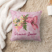 oreiller à jetons de bouquet de fleurs blanches (Couverture)