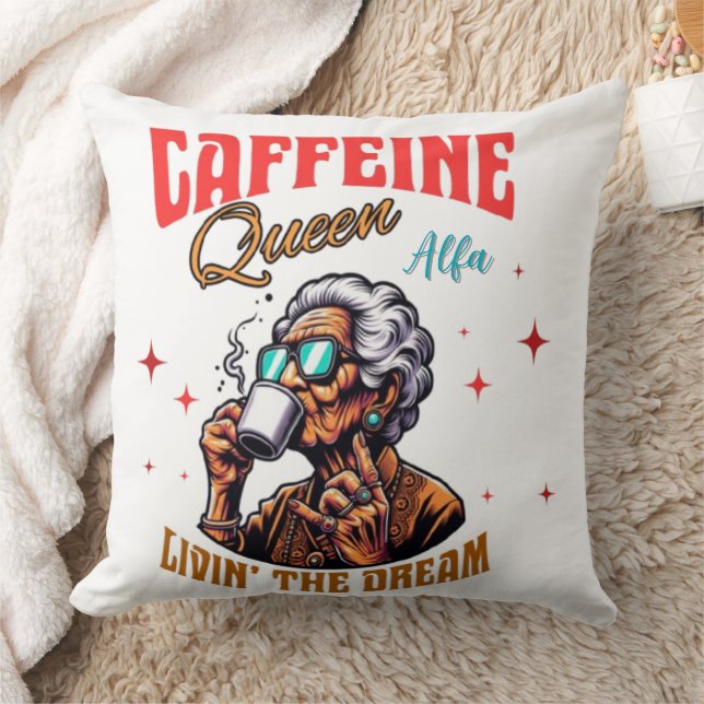 Oreiller à la caféine Queen Thlow | Café cosy (Couverture)