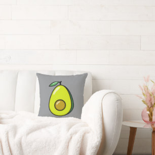 Oreiller à lancer Avocado mignon