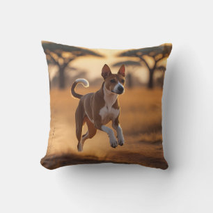 Oreiller à lancer Basenji élégant