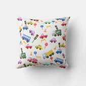 Oreiller à lancer blanc de transport (Verso)