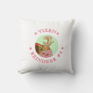 Oreiller à lancer Carré VIXEN REINDEER