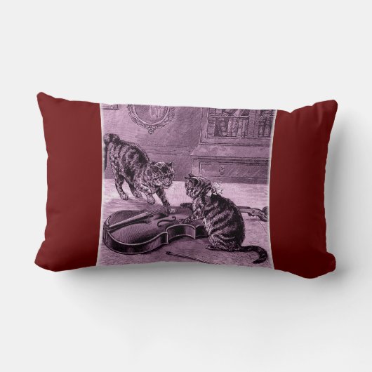 Oreiller à lancer "Cat & The Fiddle" (Verso)
