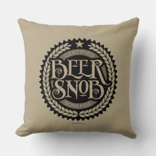 Oreiller à lancer de bière Snob