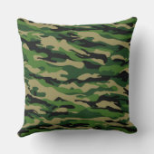 Oreiller à lancer de Camo de bois vert (Verso)