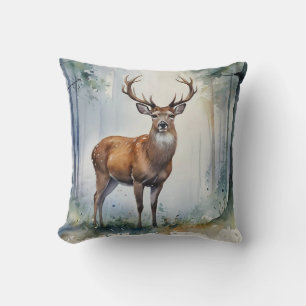Oreiller à lancer de cerfs de forêt