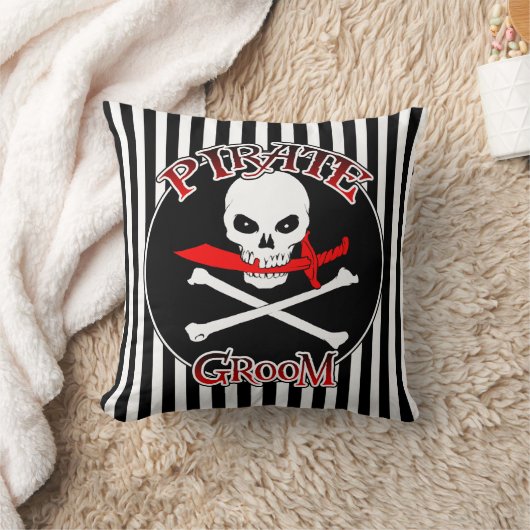 Oreiller à lancer de chambre de pirate (Couverture)
