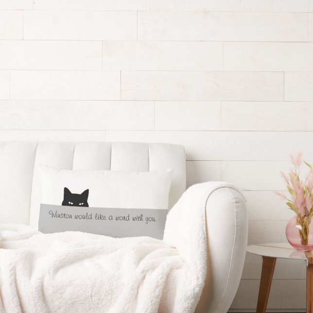 Oreiller à lancer de chat sournois (Canapé)