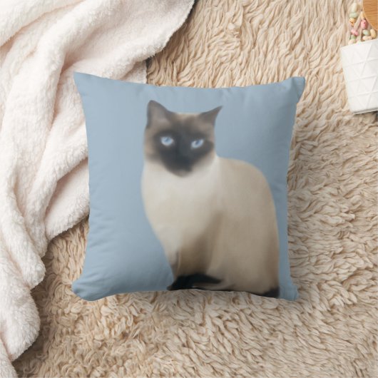 Oreiller à lancer de chats de Siamese (Couverture)