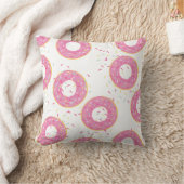 Oreiller à lancer de Donut rose (Couverture)