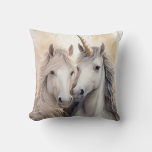 Oreiller à lancer de licorne d'Imaginaire