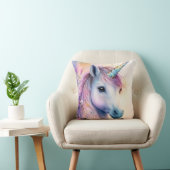 Oreiller à lancer de licorne d'Imaginaire (Chaise)