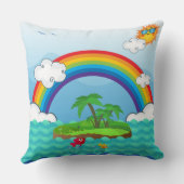 Oreiller à lancer de l'île Imaginaire (Verso)