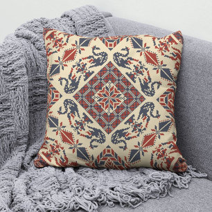 Oreiller à lancer de mode palestinien Tatreez 9