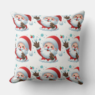 Oreiller à lancer de Père Noël en plein air