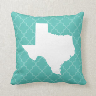 Oreiller à lancer de Quatrefoil State Home Texas