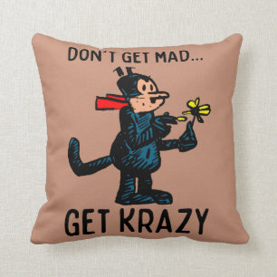 Oreiller à lancer de style rétro pour chat de de