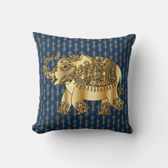 Oreiller à lancer d'éléphant d'or (Recto)