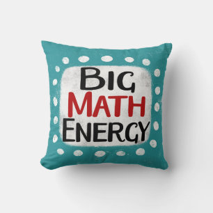 Oreiller à lancer d'énergie de mathématiques