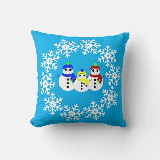 Oreiller à lancer des neiges de Noël (Recto)