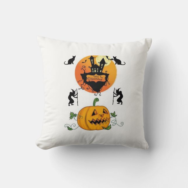 Oreiller à lancer d'Halloween (Recto)