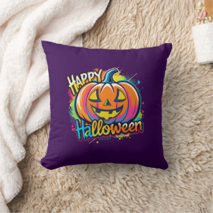 Oreiller à lancer d'Halloween - Décor Éffrayant et