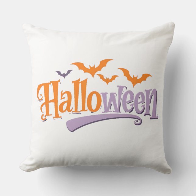 Oreiller à lancer d'Halloween : Nouveau modèle Éff (Recto)