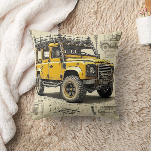 Oreiller à lancer du défenseur du concept (Couverture)