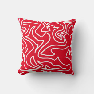 Oreiller à lancer élégant, coussin d'art Abstrait