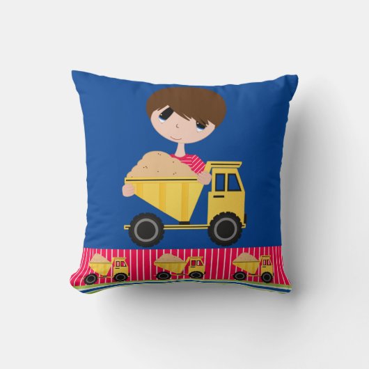 Oreiller à lancer en polyester pour enfants 16 po (Recto)