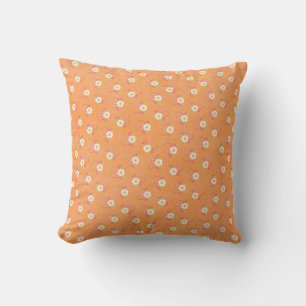 Oreiller à lancer extérieur orange réversible