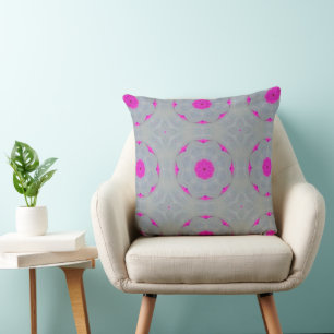 Oreiller à lancer "Fuchsia Whisper"