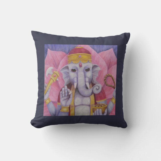 Oreiller à lancer Ganesh (Recto)