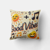 ☀️ + 🎶 = Oreiller à lancer GOOD VIBES (Verso)