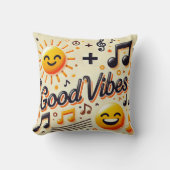☀️ + 🎶 = Oreiller à lancer GOOD VIBES (Recto)