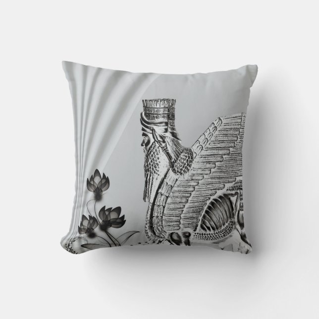 Oreiller à lancer Lamassu classique (Recto)