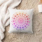 Oreiller à lancer Mandala Flower Design (Couverture)