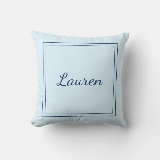 Oreiller à lancer monogramme
