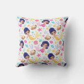 Oreiller à lancer monogramme de la sirène (Verso)