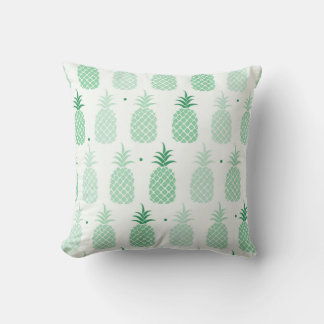 Oreiller à lancer Motif à ananas vert