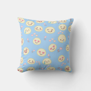 Oreiller à lancer Motif Emoji
