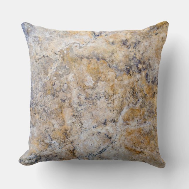 Oreiller à lancer Motif granit (Recto)