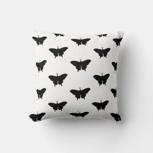 Oreiller à lancer Motif graphique papillon
