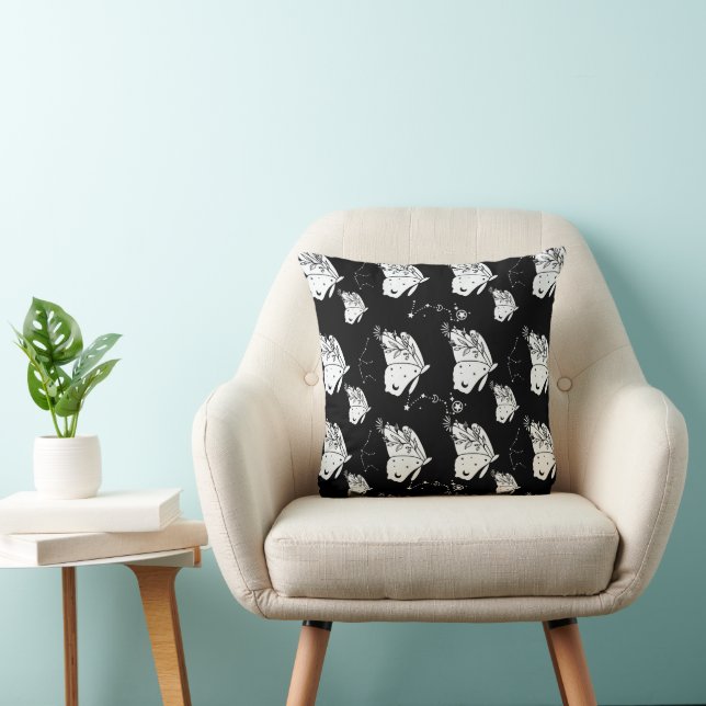 Oreiller à lancer Motif papillon moth (Chaise)